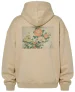 Bluza oversize Chryzantemy i pszczoła Katsushika Hokusai