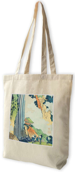 Torba z naszywką Wodospad Ono na drodze Kisokaidō Katsushika Hokusai