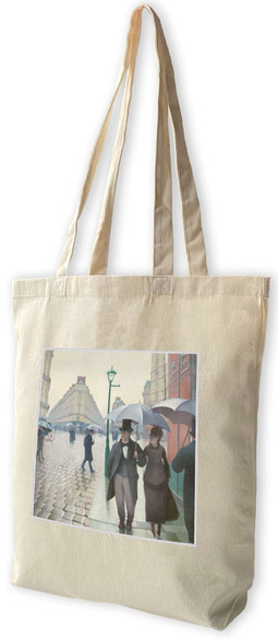 Torba z naszywką Paryż. Deszczowy dzień Gustave Caillebotte