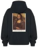 Bluza oversize L.H.O.O.Q. Marcel Duchamp