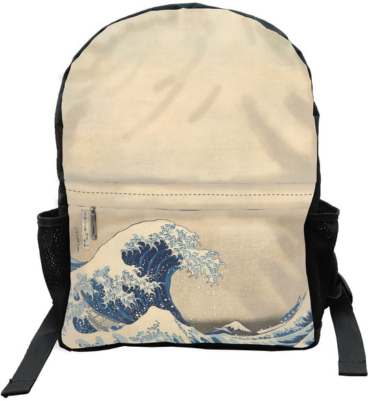 Plecak Szkolny Wielka fala w Kanagawie Hokusai Katsushika