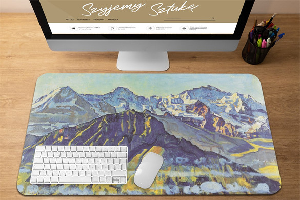 Podkładka Eiger, Mönch und Jungfrau in der Morgensonne Ferdinand Hodler 60x40cm