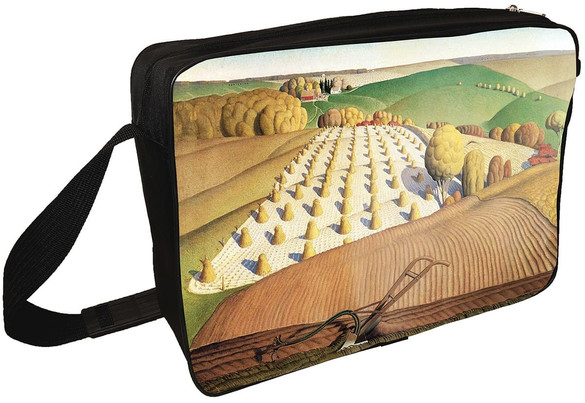 Torba na ramię Fall Plowing Grant Wood