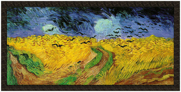 Naszywka Pole pszenicy z krukami Vincent Van Gogh