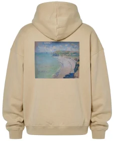 Bluza oversize Plaża w Pourville Claude Monet