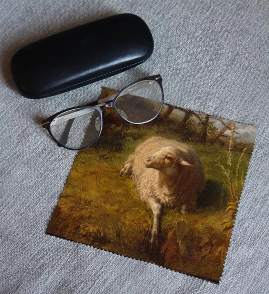 Ściereczka do okularów Odpoczywająca owca Rosa Bonheur