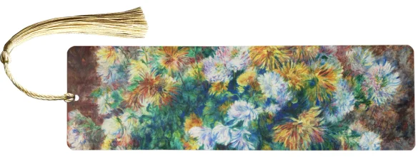 Zakładka do książki Chryzantemy Pierre-Auguste Renoir