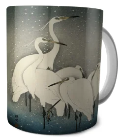 Kubek Grupa czapli Ohara Koson