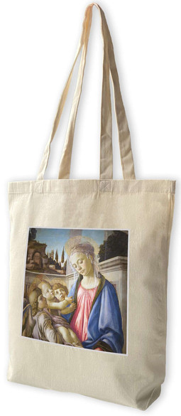 Torba z naszywką Madonna, dziecko i 2 anioły Sandro Botticelli
