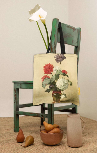 Torba na ramię Peonie (maki) Anna Bilińska-Bohdanowiczowa