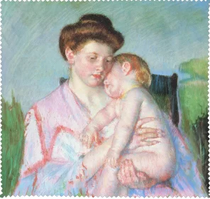 Ściereczka do okularów Śpiące niemowlę Mary Cassatt