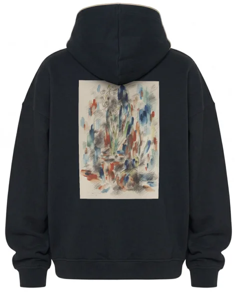 Bluza oversize Martwa natura z hiacyntem Władysław Strzemiński