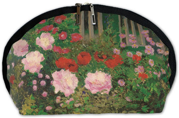 Kosmetyczka Kwitnące kwiaty na ogrodzeniu ogrodu Koloman Moser