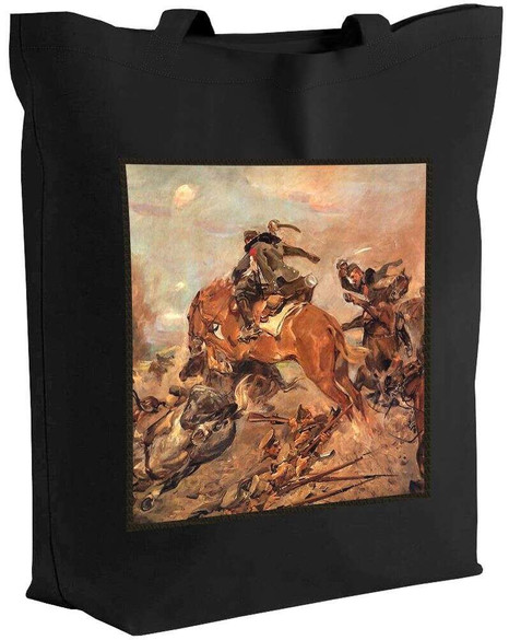 Torba z naszywką Szarża pod Rokitną Wojciech Kossak