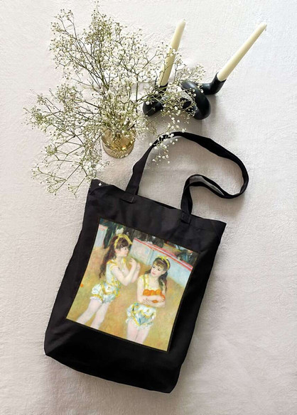 Torba z naszywką Akrobaci w Cirque Fernando Pierre-Auguste Renoir