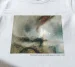 Koszulka z nadrukiem Śnieżyca: Parowiec na wejściu do portu William Turner