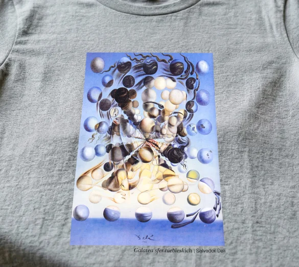 Bluzka damska Galatea sfer niebieskich Salvador Dali