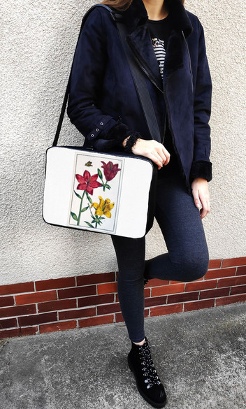 Torba na ramię Lilia czerwona Maria Sibylla Merian