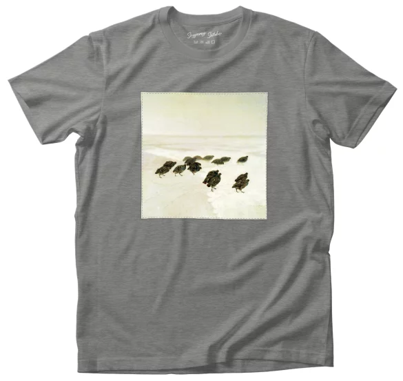 Koszulka z naszywką Kuropatwy na śniegu Józef Chełmoński