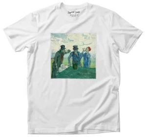 Koszulka z naszywką Pijący Vincent Van Gogh