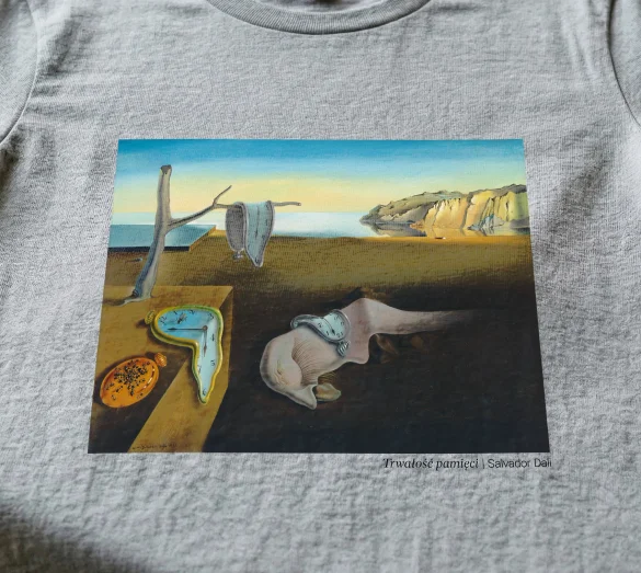 Koszulka z nadrukiem Trwałość pamięci Salvador Dali