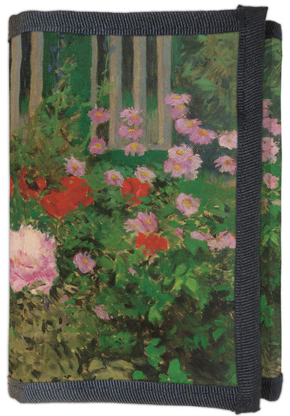 Portfel Kwitnące kwiaty na ogrodzeniu ogrodu Koloman Moser