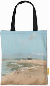 Torba na ramię Plaża podczas odpływu (ujście rzeki) Edgar Degas