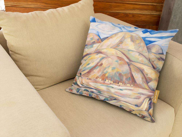 Poduszka Krajobraz nr 3, Kopalnie gotówki, Nowy Meksyk Marsden Hartley