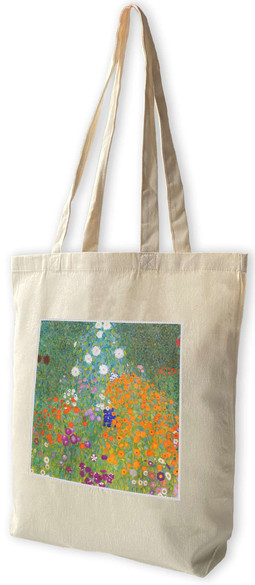 Torba z naszywką Flower garden Gustav Klimt