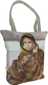 Torba na ramię shopper Modląca się dziewczynka Jacek Malczewski