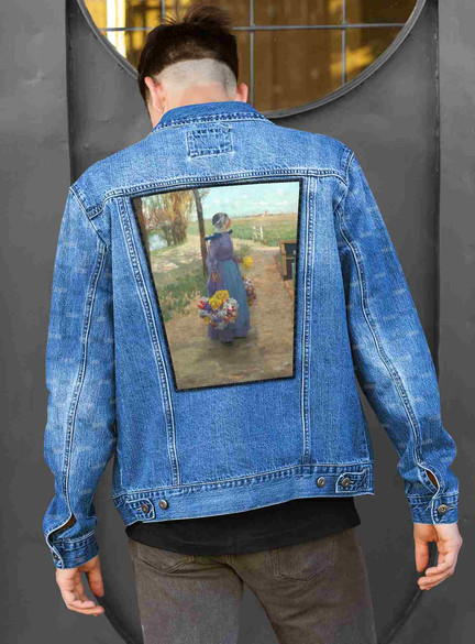 Ekran Kwietna dziewczyna w Holandii George Hitchcock