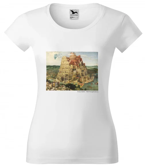 Bluzka damska Wieża Babel Pieter Bruegel starszy