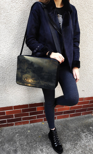 Torba na ramię Krajobraz z odpoczynkiem podczas Ucieczki do Egiptu Rembrandt