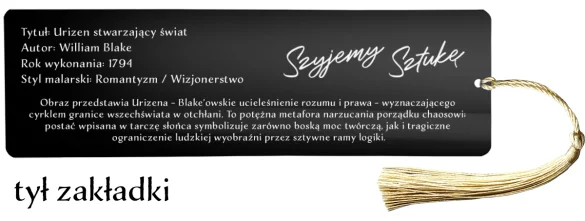 Zakładka do książki Urizen stwarzający świat William Blake