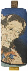 Piórnik szkolny prostokątny Śmiejący się Demon Katsushika Hokusai