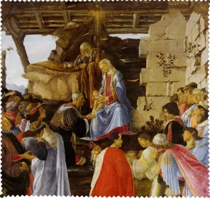 Ściereczka do okularów Pokłon Trzech Króli Sandro Botticelli