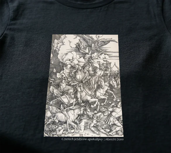 Koszulka z nadrukiem Czterech jeźdźców apokalipsy Albrecht Dürer