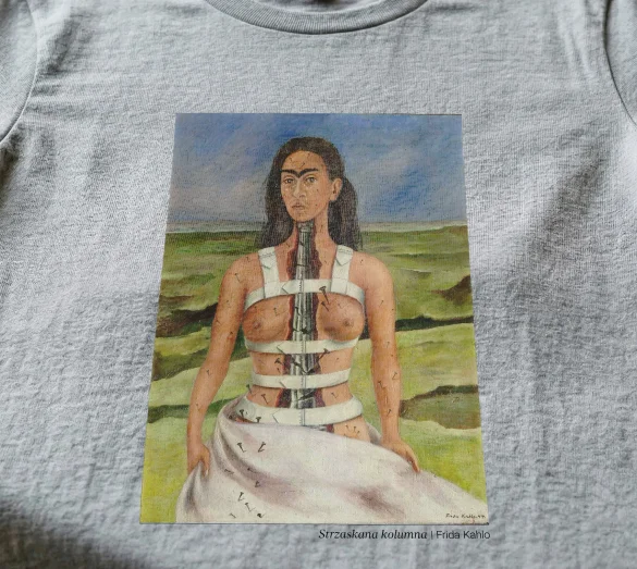 Bluzka damska Strzaskana kolumna Frida Kahlo