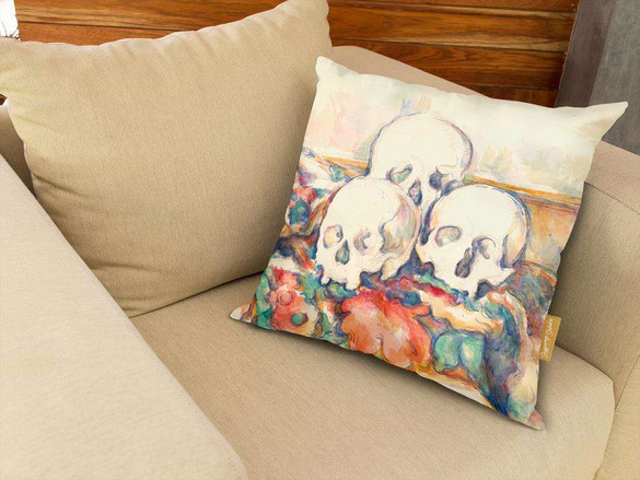 Poduszka Trzy czaszki Paul Cezanne