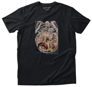 Koszulka z nadrukiem Behemoth i lewiatan William Blake