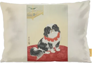 Poduszka Pies pekińczyk Ohara Koson