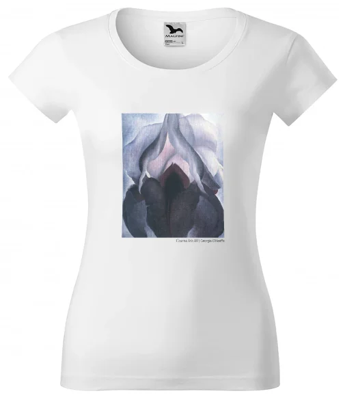 Bluzka damska Czarna Iris III Georgia O’Keeffe