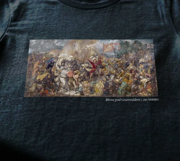Koszulka z nadrukiem Bitwa pod Grunwaldem Jan Matejko
