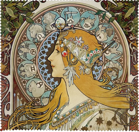 Ściereczka do okularów Zodiak Alfons Mucha