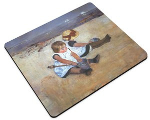 Podkładka Dziewczynki bawiące się na plaży Mary Cassatt 36x29cm