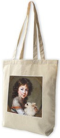 Torba z naszywką Portret Elżbiety Mniszchówny z pieskiem Élisabeth Vigée-Lebrun