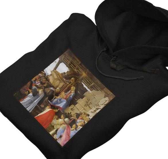 Bluza z naszywką Pokłon Trzech Króli Sandro Botticelli