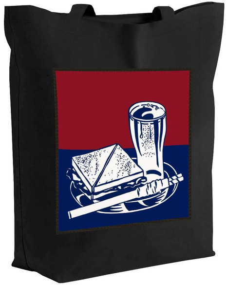 Torba z naszywką Sandwich and soda Roy Lichtenstein