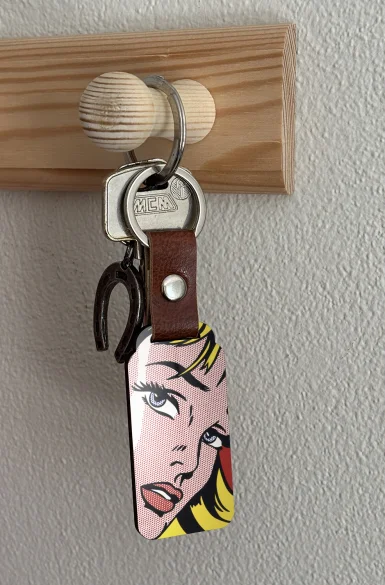 Brelok Girl with Hair Ribbon Roy Lichtenstein