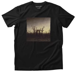 Koszulka z naszywką Opactwo w dębowym lesie Caspar David Friedrich